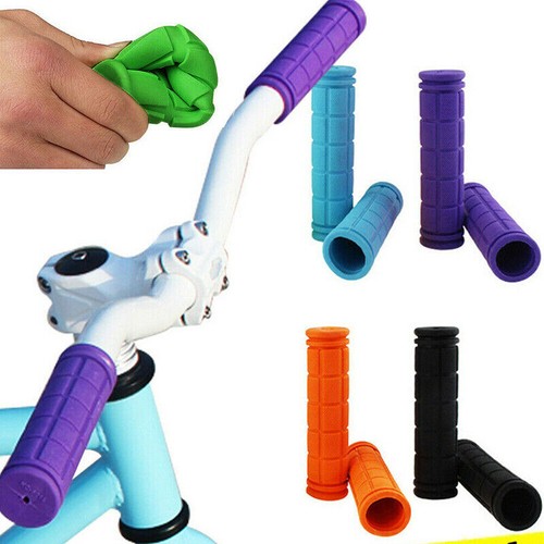 1Pair Anti Slip Soft Bike Handlebar Handle Hand Grips BMX MTB Mountain Bicycle - Picture 14 of 25