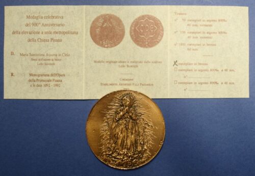 Comm. Medal bronze SCORZELLI "900th Anniversary of the Pisan Church" 1992 - Picture 2 of 5