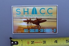 SHACC Surfing Heritage Culture Center 2023 V54A Sunset Original Surfing STICKER