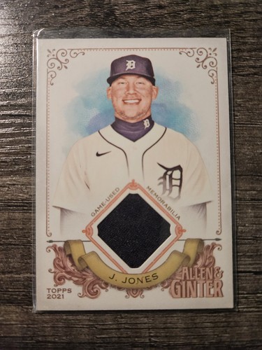 2021 Topps Allen And Ginter Game Used Jersey Material Relic Jacoby Jones #AGA-JJ - Picture 2 of 3