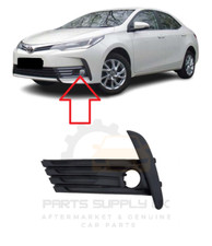 NEW FOR TOYOTA COROLLA E17 2017-2019 FRONT BUMPER FOGLIGHT GRILLE BLACK LEFT N/S