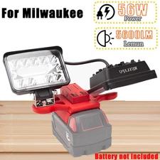 Portable Led Work Light For Milwaukee 18V Li-ion Battery  For Camping Lighting