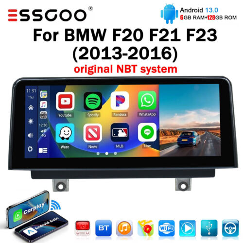 6+128G For BMW F20 F21 F23 NBT 10.25'' Android13 Car Stereo Carplay GPS Unit SWC
