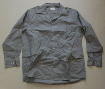 Walbusch Chemise à Carreaux Gr. 43 Top sans Repassage Gris
