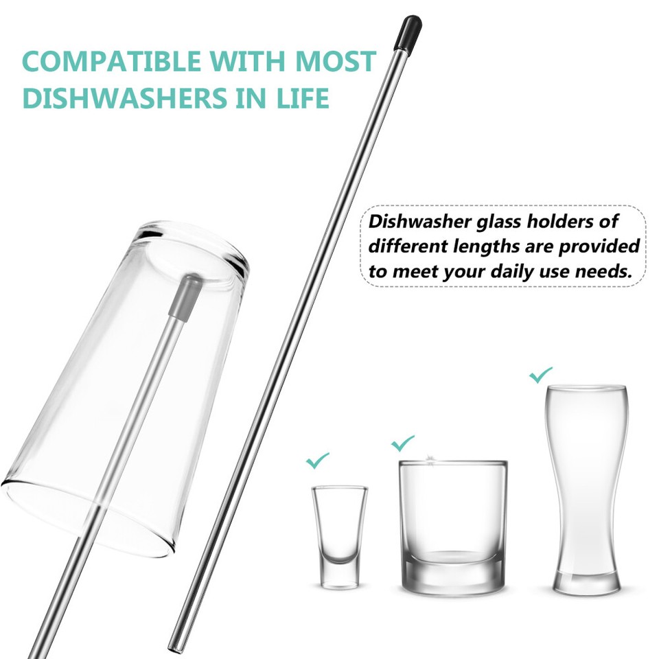 8 Pcs Dishwasher Rack Baby Bottle Drainer Soda Holders Accessories