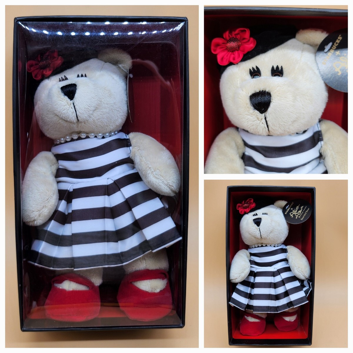 Starbucks 2013 Alice & Olivia by Stacey Bendet Holiday Bear In Box