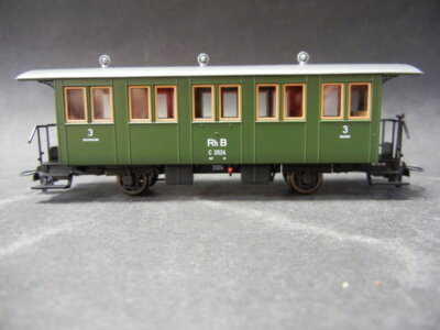 Bemo 3234 154 H0m RhB C 2024 Zweiachs Personenwagen 3.Klasse Neuware im Karton
