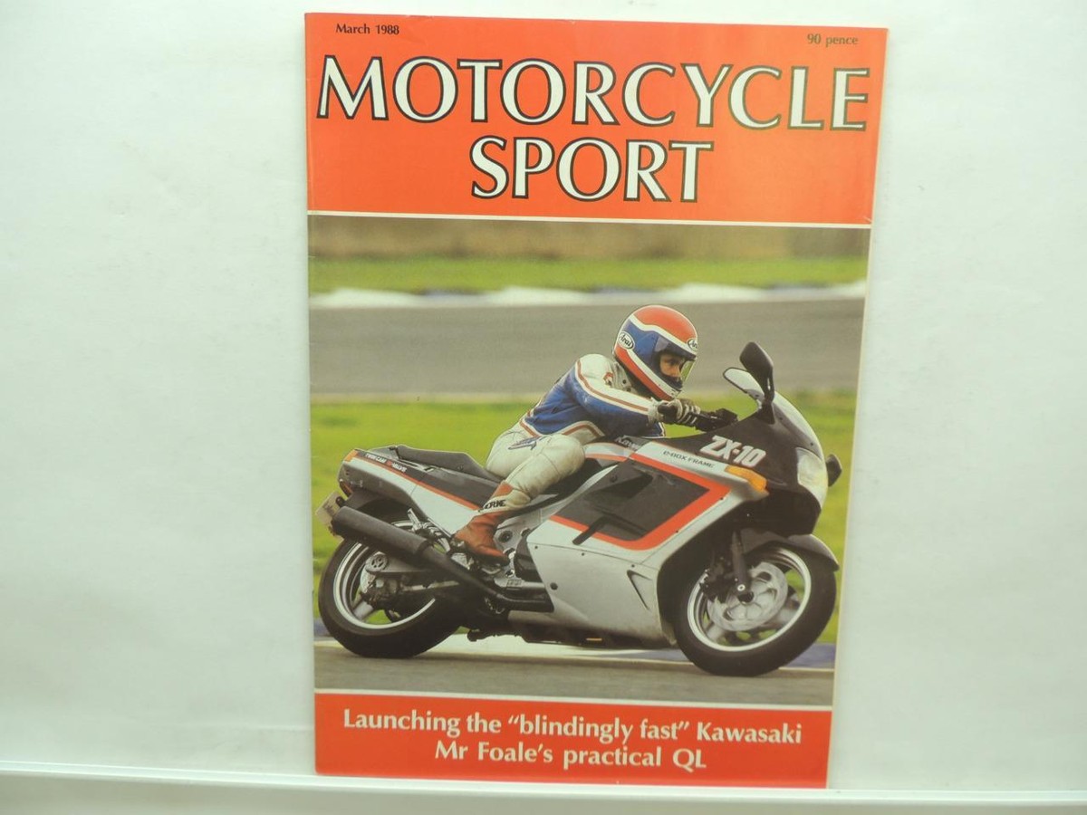 March 1988 Motorcycle Sport Magazine Kawasaki MV Moto Guzzi Ducati