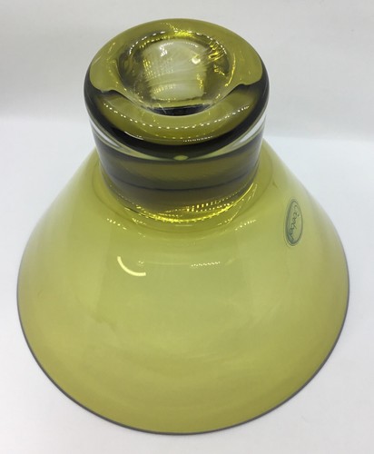 Goebel grüne Glasschale Mid Century Modern - Bild 5 von 6