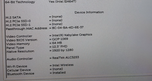 Dell Latitude 5290 2-in-1 Intel Core i7-8650U @1.90GHz 16GBRAM No SSD - Imagen 16 de 16