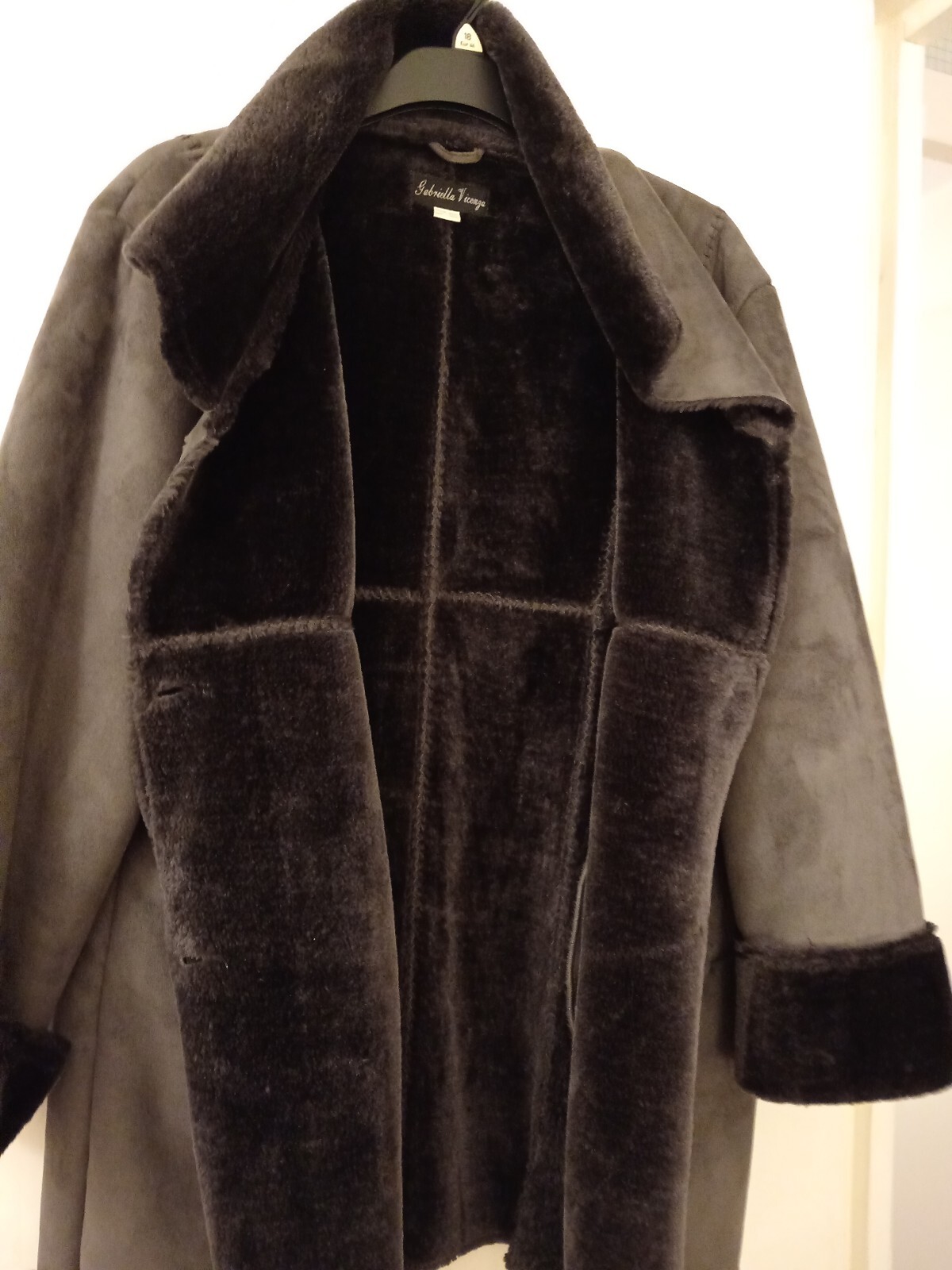 Women ITALIAN Gabriella Vicenza soft,light FAUX Suede/Leather brown