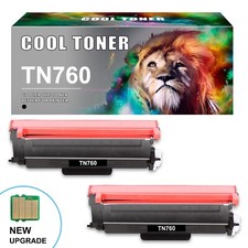 2PK TN760 TN730 Toner Cartridge for Brother MFC-L2710DW MFC-L2690DW DCP-L2550DW