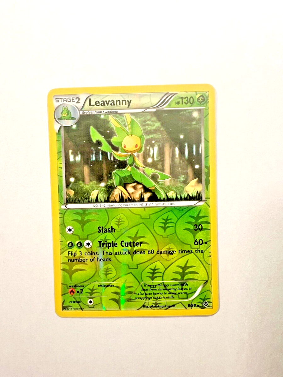 Leavanny Pokemon Card Reverse Holographic Emerging Powers 8/98