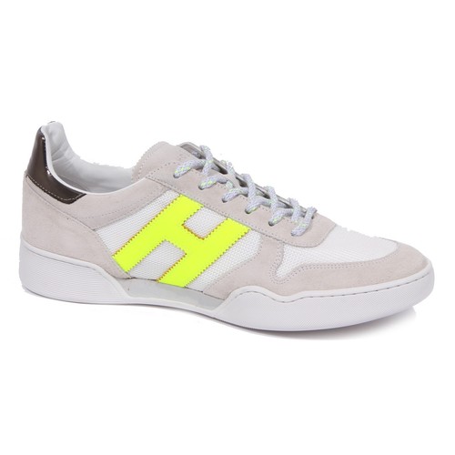 1209J sneaker uomo grey/white/yellow fluo HOGAN H357 scarpe shoe man - Bild 2 von 4