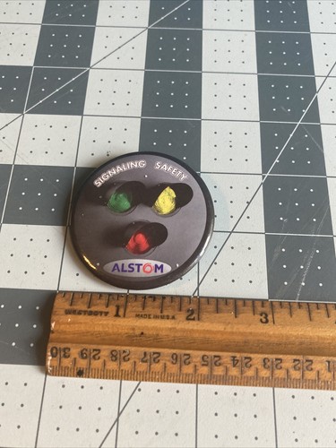 Vintage Alstom Signaling Safety Pin Rare Item - 第 7/8 張圖片