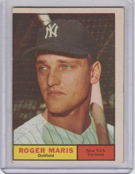 1961 Topps #2 Roger Maris  New York Yankees    EXMT (oc)