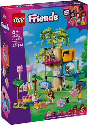 LEGO  Friends 42666 - Katzengeburtstagsparty & Baumhaus - NEU & OVP -