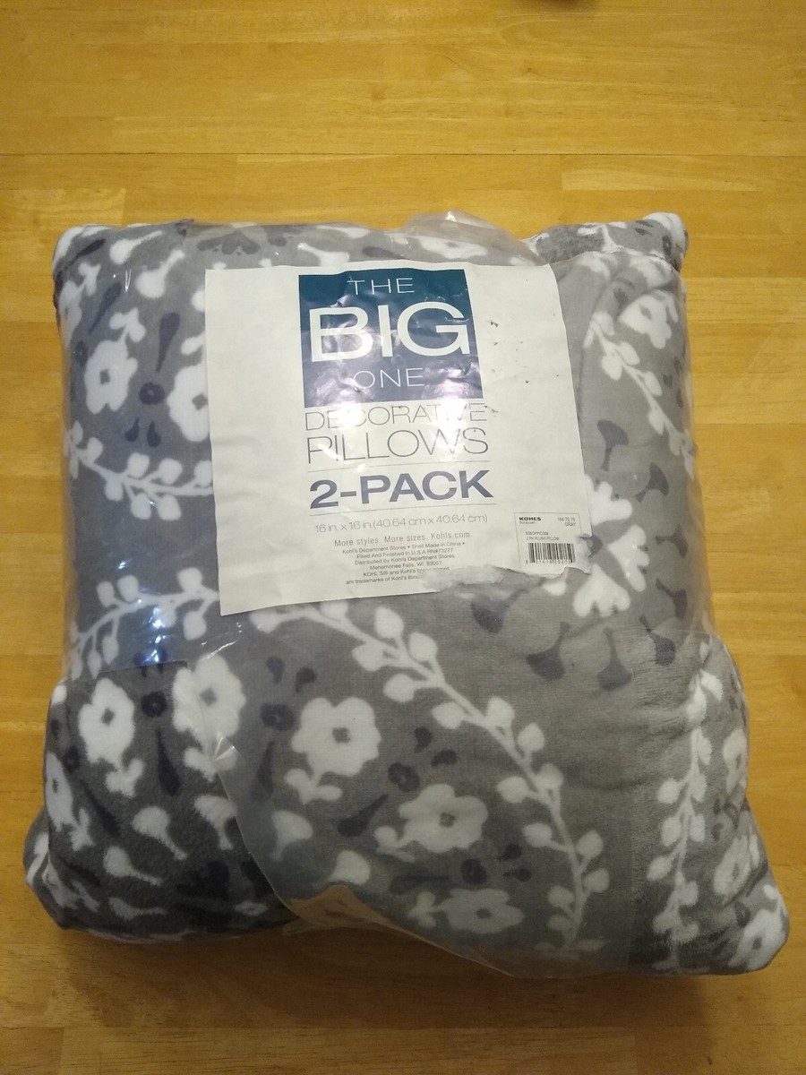 Throw Pillows Kohls Big One Pillows Buy Kohl's The Big One