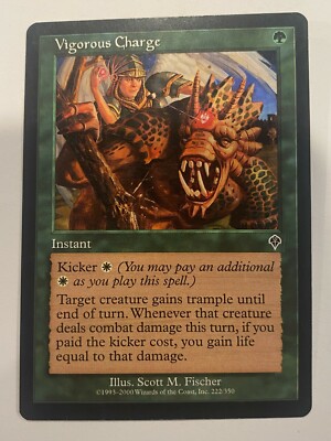 Vigorous Charge - Magic the Gathering MTG Invasion Single Card