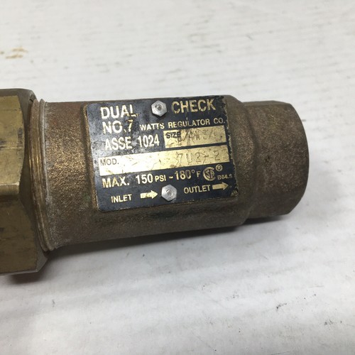 Watts No. 07 Dual Check Valve 7U2-2 4x3/4 - Bild 2 von 4