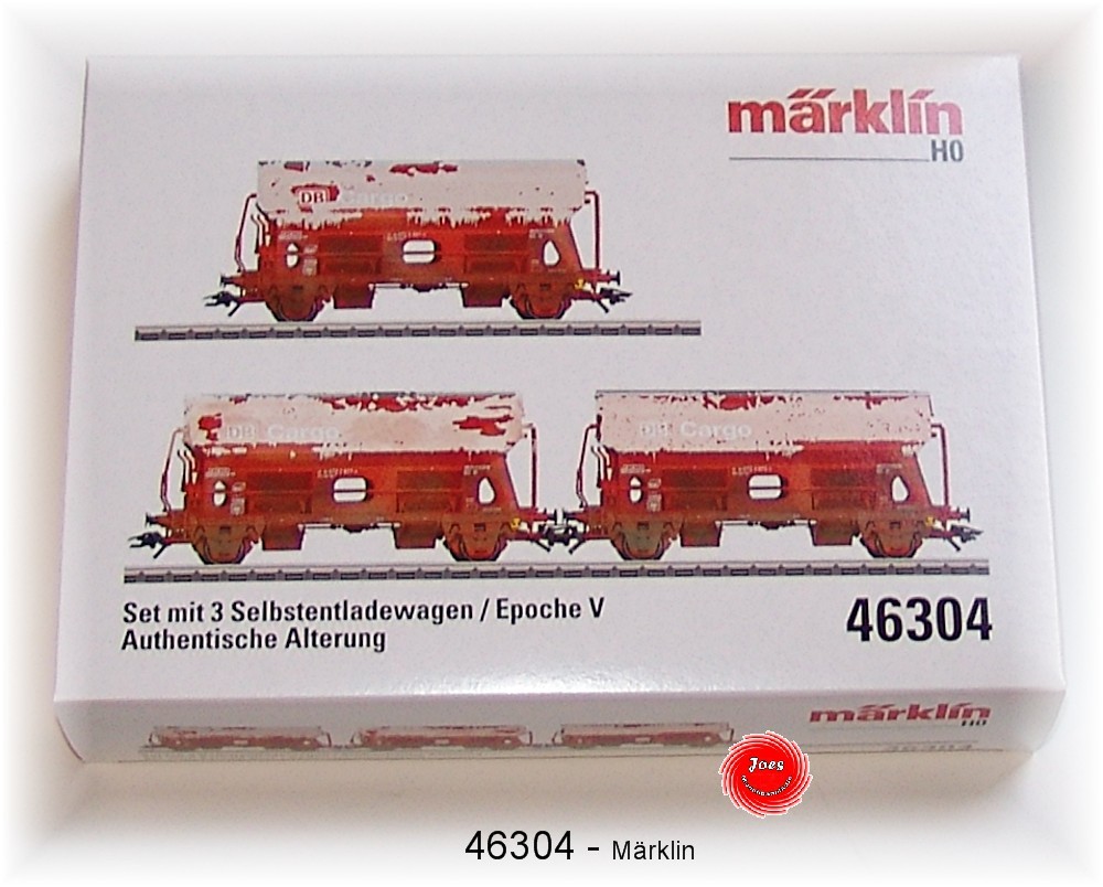 MÄRKLIN 46304 Kalkwagen-Set der DB AG gealtert 3-teilig NEU in OVP MÄRKLIN 46304 Kalkwagen-Set der DB AG gealtert 3-teilig NEU in OVP