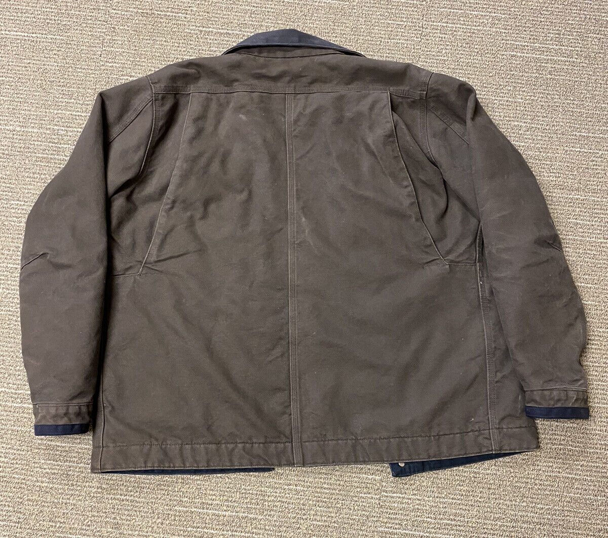 Vintage Carhartt Detroit Work Jacket Dark Brown Made in Vintage Carhartt Detroit Work Jacket Dark Brown Made in