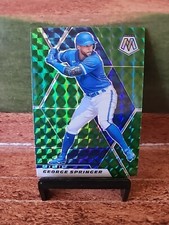 2021 Panini Mosaic Prizm #142 George Springer Green