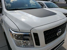 Hood Graphics Vinyl Decal Stripes Sticker For 2016-2019 Nissan Titan Pro 4x Sv