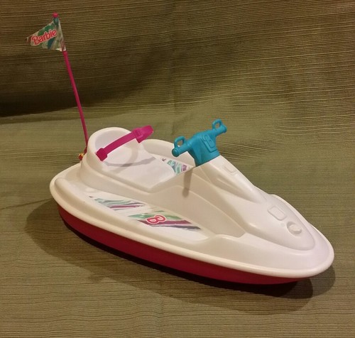 BARBIE JetSki SPLASH 'N FUN Play Set 1998 #67707 *Completo in ottime condizioni!  - Foto 4 di 8