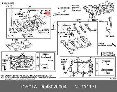 Genuine OE seal ring, 9043020004 for TOYOTA 90430-20004 | eBay