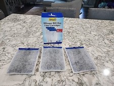 New Tetra Whisper Bio Bag Disposable Filter Cartridge 3 Pack Filters Size Large