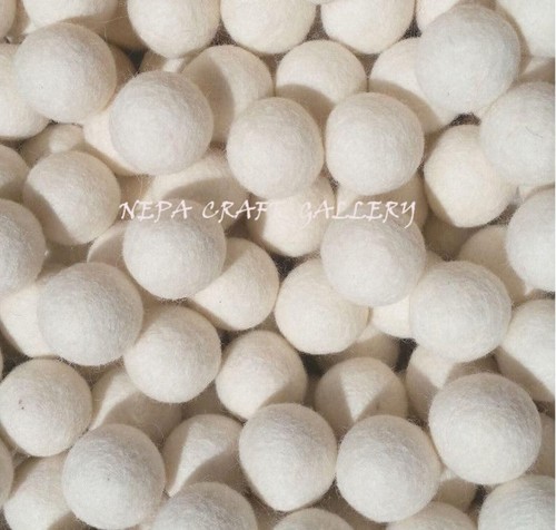 2000 white Pom Pom felt balls wholesale Lot Nursery garland making beads ,2 cm
