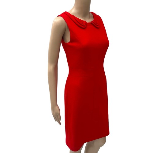 Jigsaw Womens Dress Wool Blend Peter Pan Collared Corporate Formal A-Line Sz 6 - Picture 4 of 9