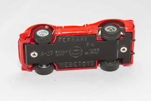 Mebetoys Ferrari P4 A27 No Mercury No Edil No Politoys No Dinky No Norev No CIJ - Foto 9 di 10