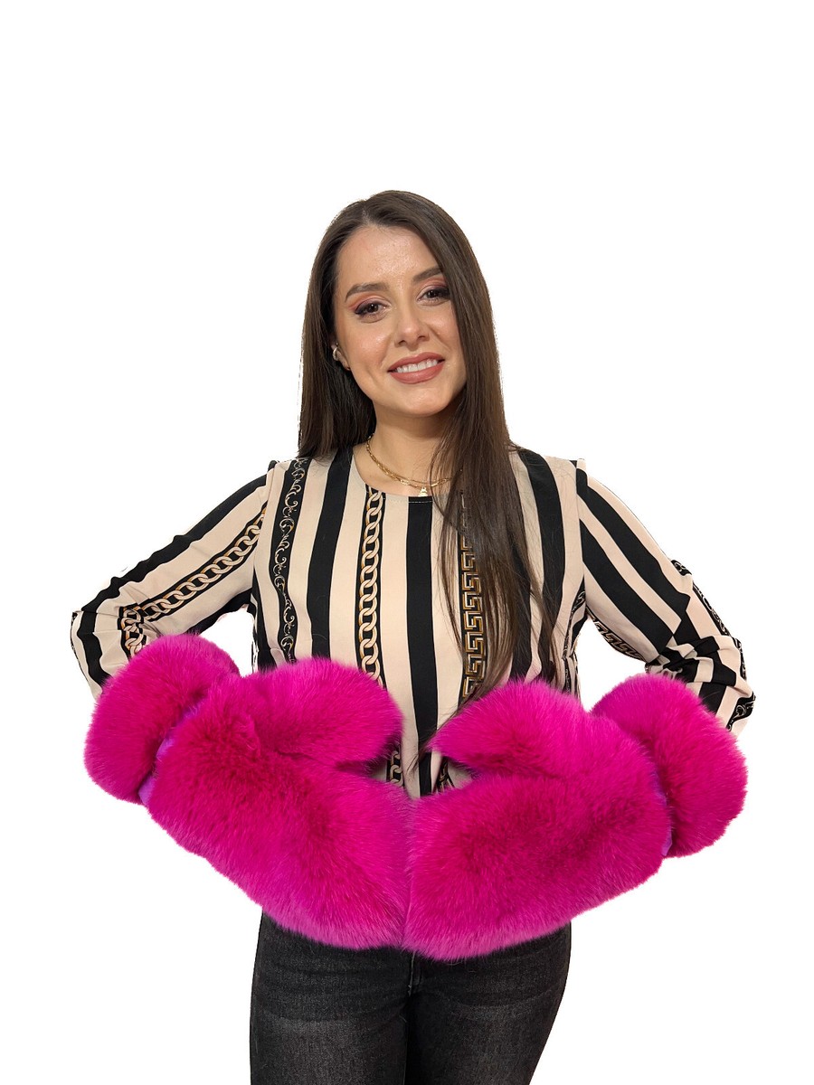 小物 PRADA Gloves/Fur/PINK PRADA Gloves/Fur/PINK