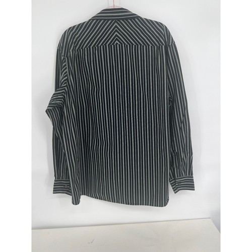 Claiborne Striped Button Up Shirt Long Sleeve Career Top XXL - Bild 4 von 10