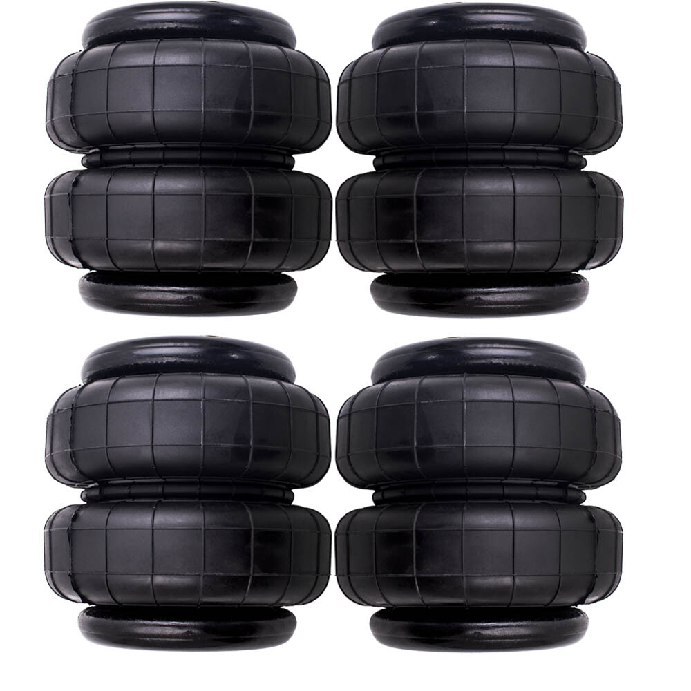 4 Coussins gonflables 2500 lbs 1/2 NPT pour nivellement de châssis et remorquage