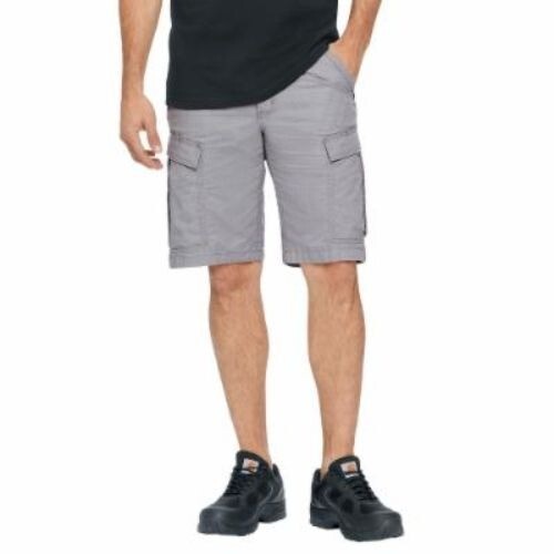 Carhartt Light Gray Force Broxton Cargo Short Relaxed Fit Men's Size 34