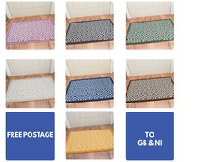 Small Door Mats Grey Non Slip Machine Washable Cheap 50cm x 80cm Kitchen Rug UK