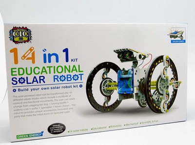 14 in 1 educational solar robot