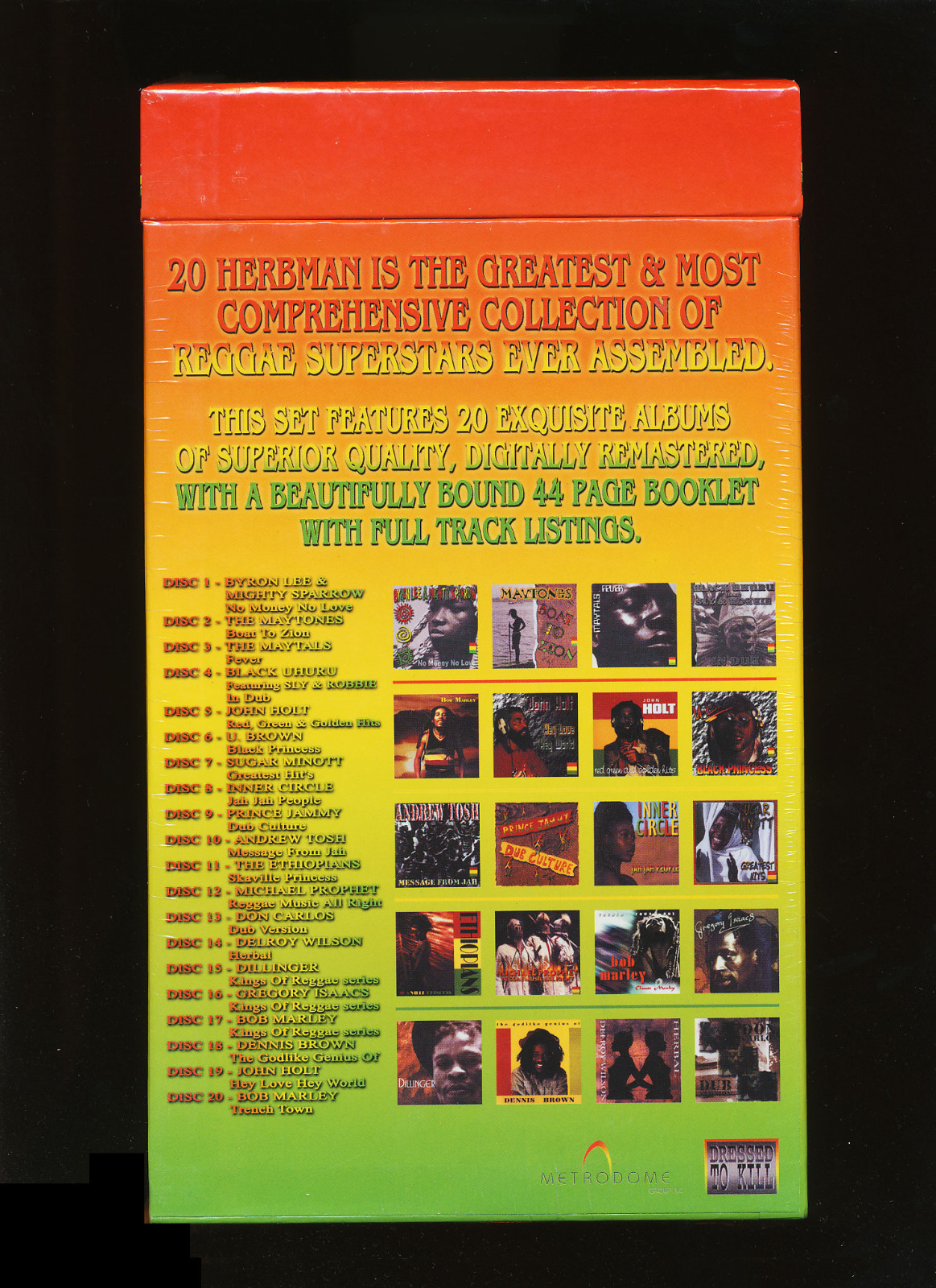 Herbman: The Greatest Reggae Collection Of All Time 20 CD BOX SET CD ...