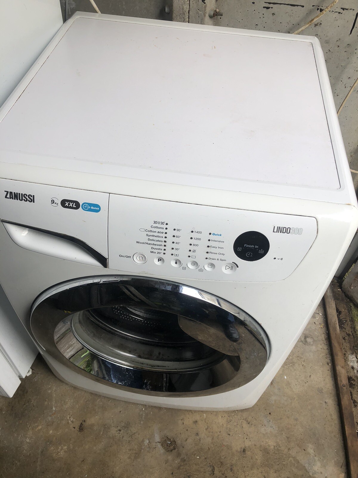 Zanussi Lindo 300 A+++ 9kg Washing Machine White eBay