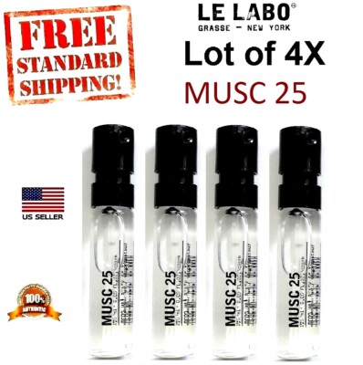 Lot of x4 Le Labo de Parfum Sample Spray Vial .05 oz /1.5 ml-100