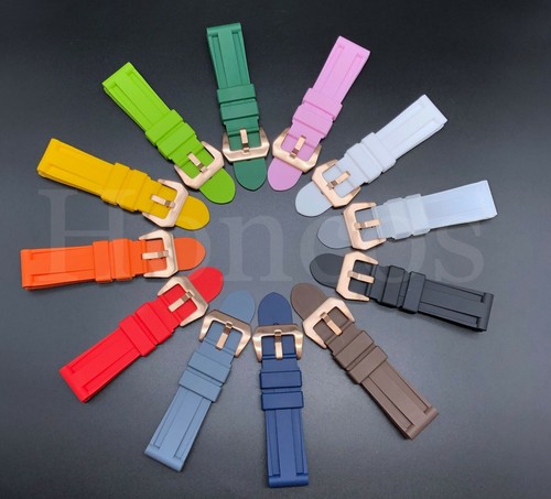 22 - 26 MM Soft Rubber Black Sport Diver Watch Band Strap Fits For INVICTA Camo - 第 4/148 張圖片