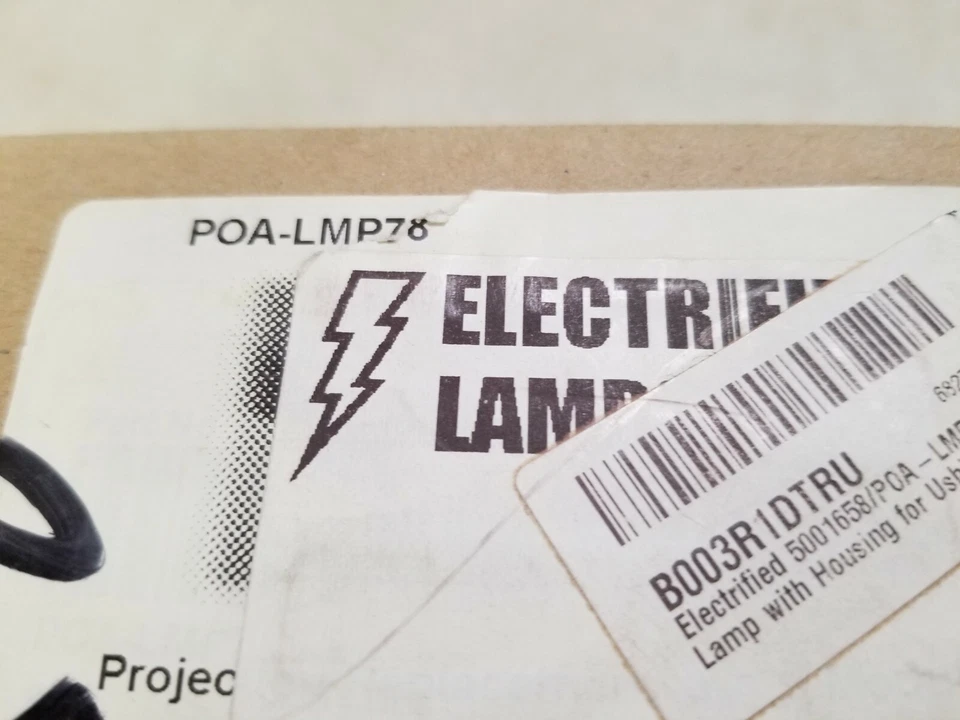 Lámpara de repuesto electrificada POA-LMP78 para proyectores Foto 2 de 4