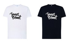 T-SHIRT JAMES BLUNT FIRMA UOMO DONNA BAMBINO - 100% COTONE