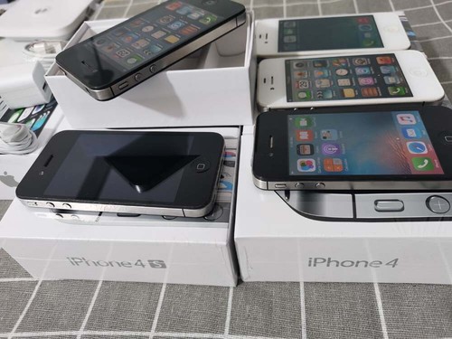 Apple iPhone 4 4S 8/16/32/64GB iOS 6/7/9 Unlocked 3G Smartphone in BOX A++ - Afbeelding 4 van 20