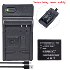 CGA-S005 Batteria o caricabatteria per Panasonic Lumix DMC-FX10 FX10GK FX12 FX50 FX100