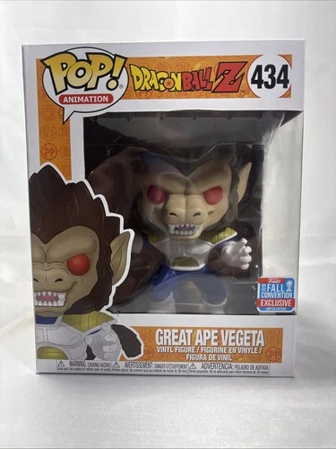 Dragon Ball Z Great Ape Vegeta 6" #434 NYCC 2018 Exclusive Funko Pop! JJ0313JW