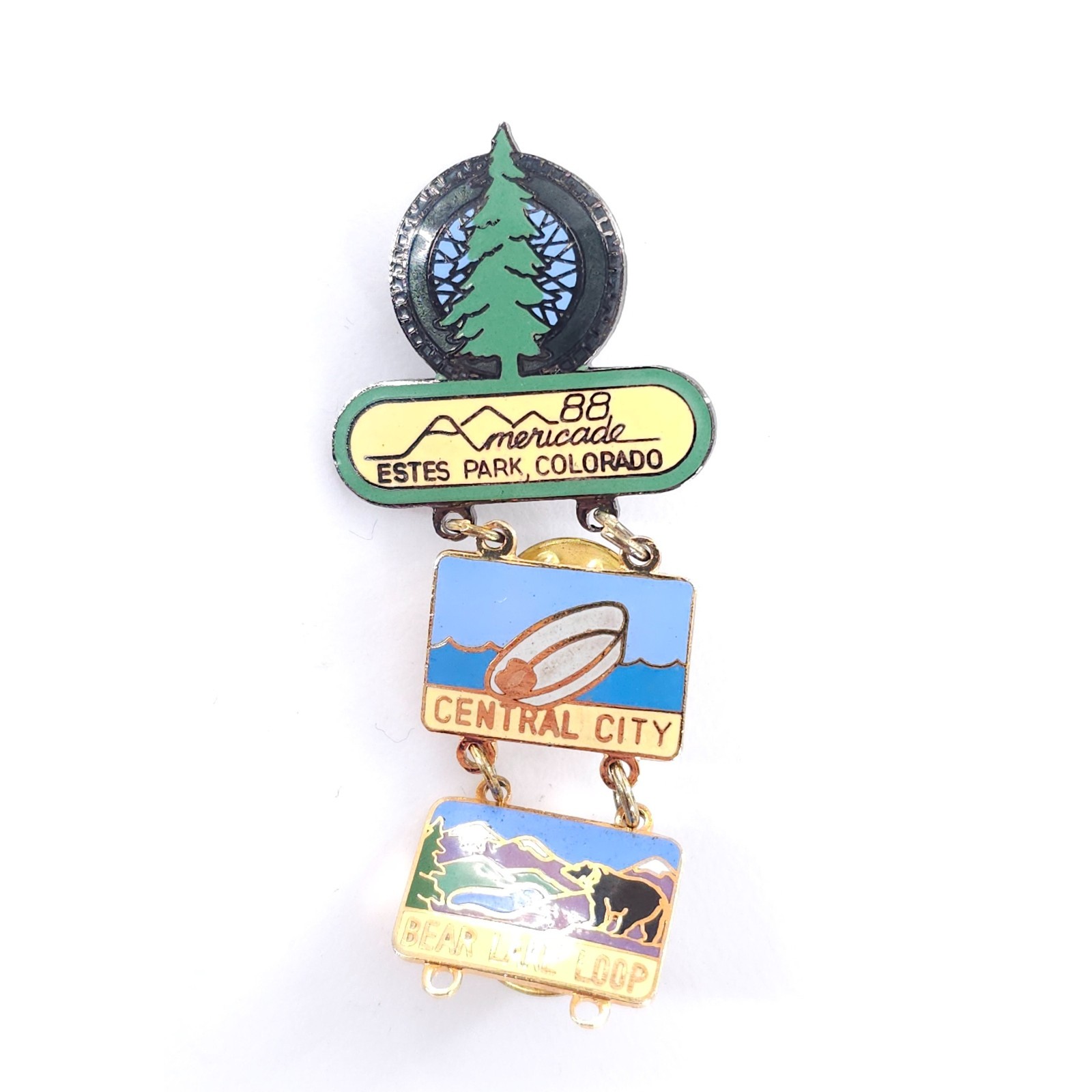 Americade Estes Park Colorado 1988 Pin Central City Bear Lake Loop | eBay